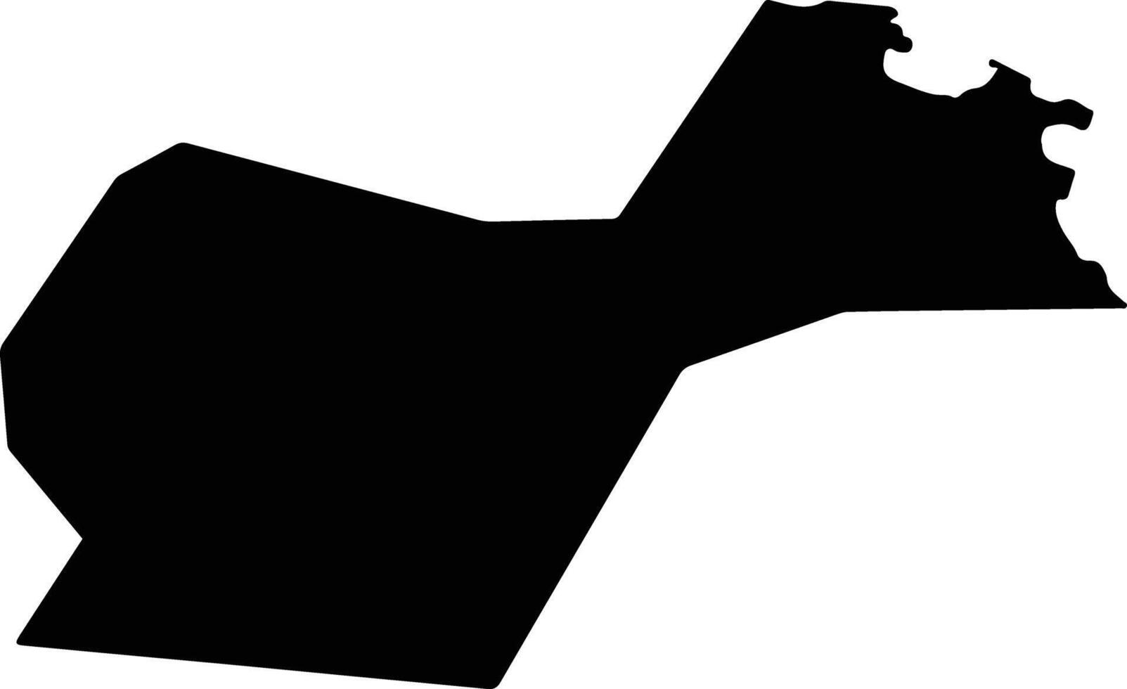 Sozopol Bulgaria silhouette map vector