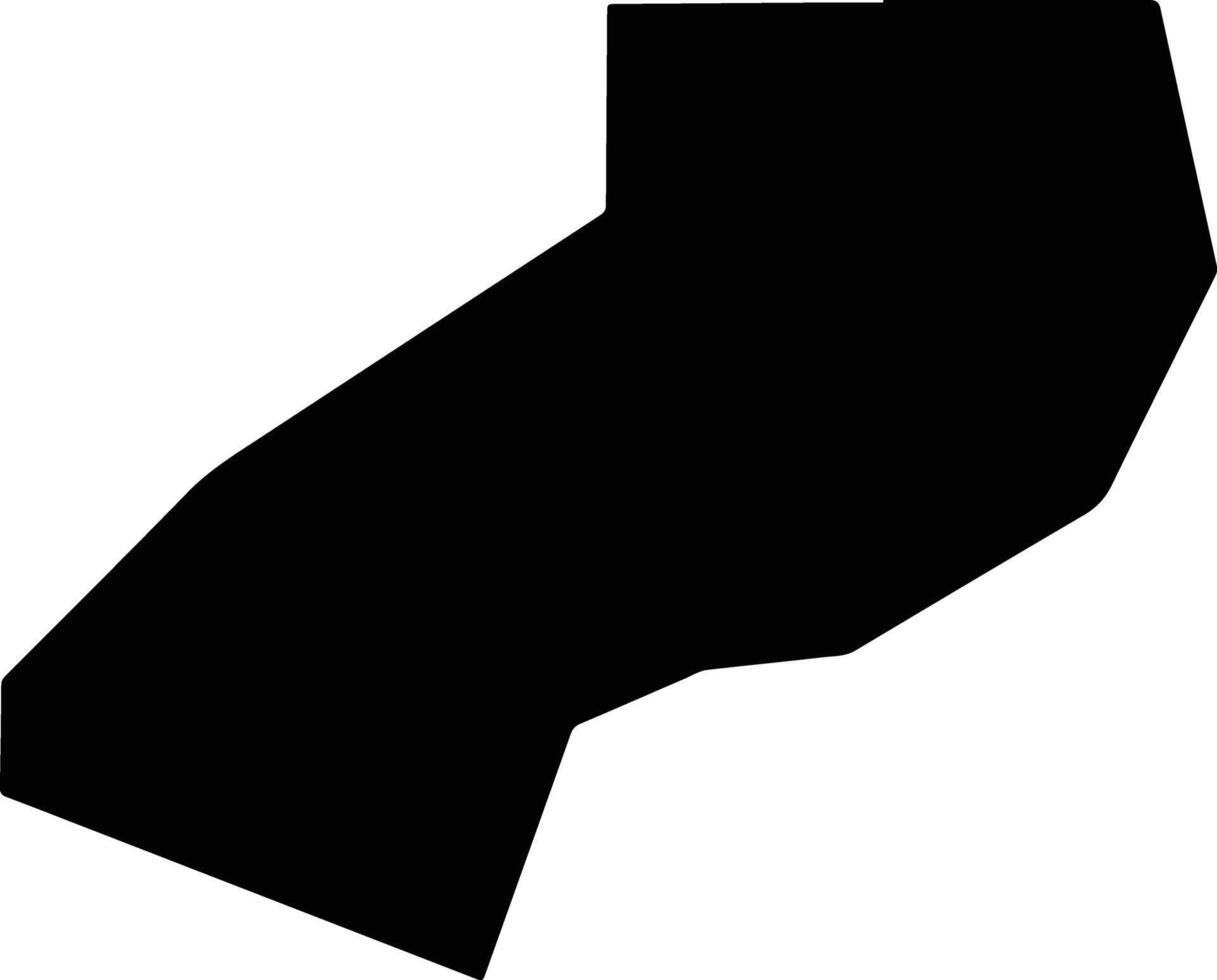 Spencer United States silhouette map vector