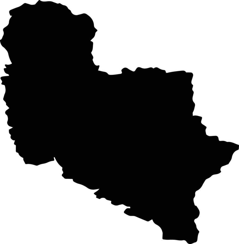 SPERMEZEU Romania silhouette map vector