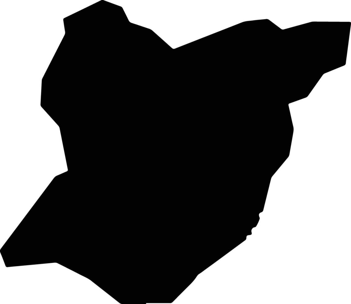 Spira Afghanistan silhouette map vector