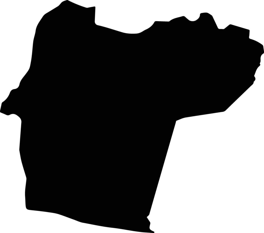 Spin Boldak Afghanistan silhouette map vector