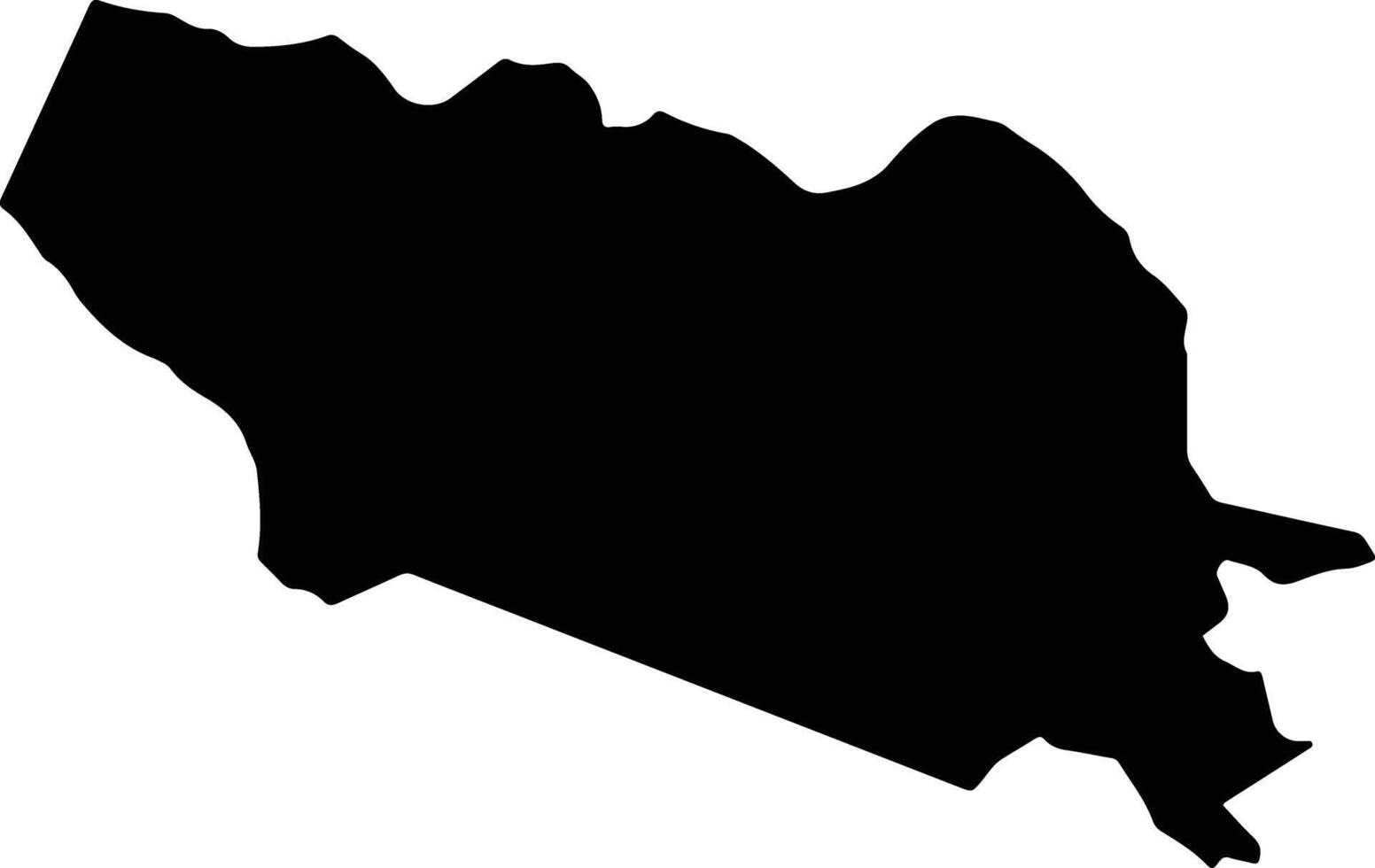 St Helen Estate Saint Lucia silhouette map vector