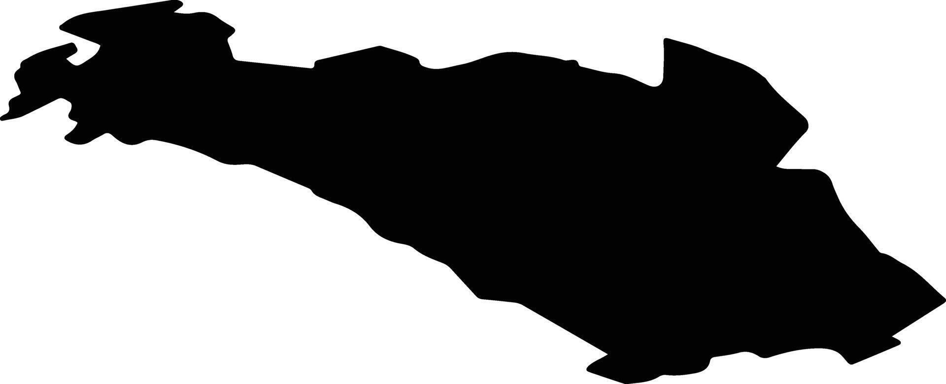 Stabulnieku pag Latvia silhouette map vector