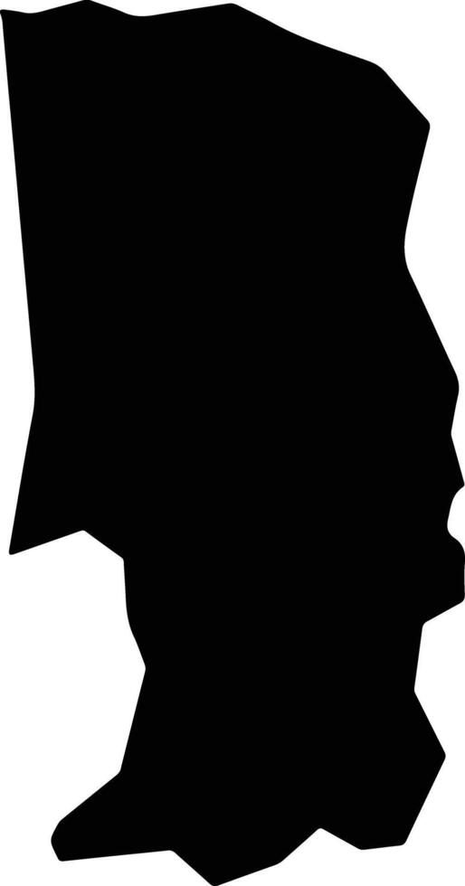 St Remy Estate Saint Lucia silhouette map vector
