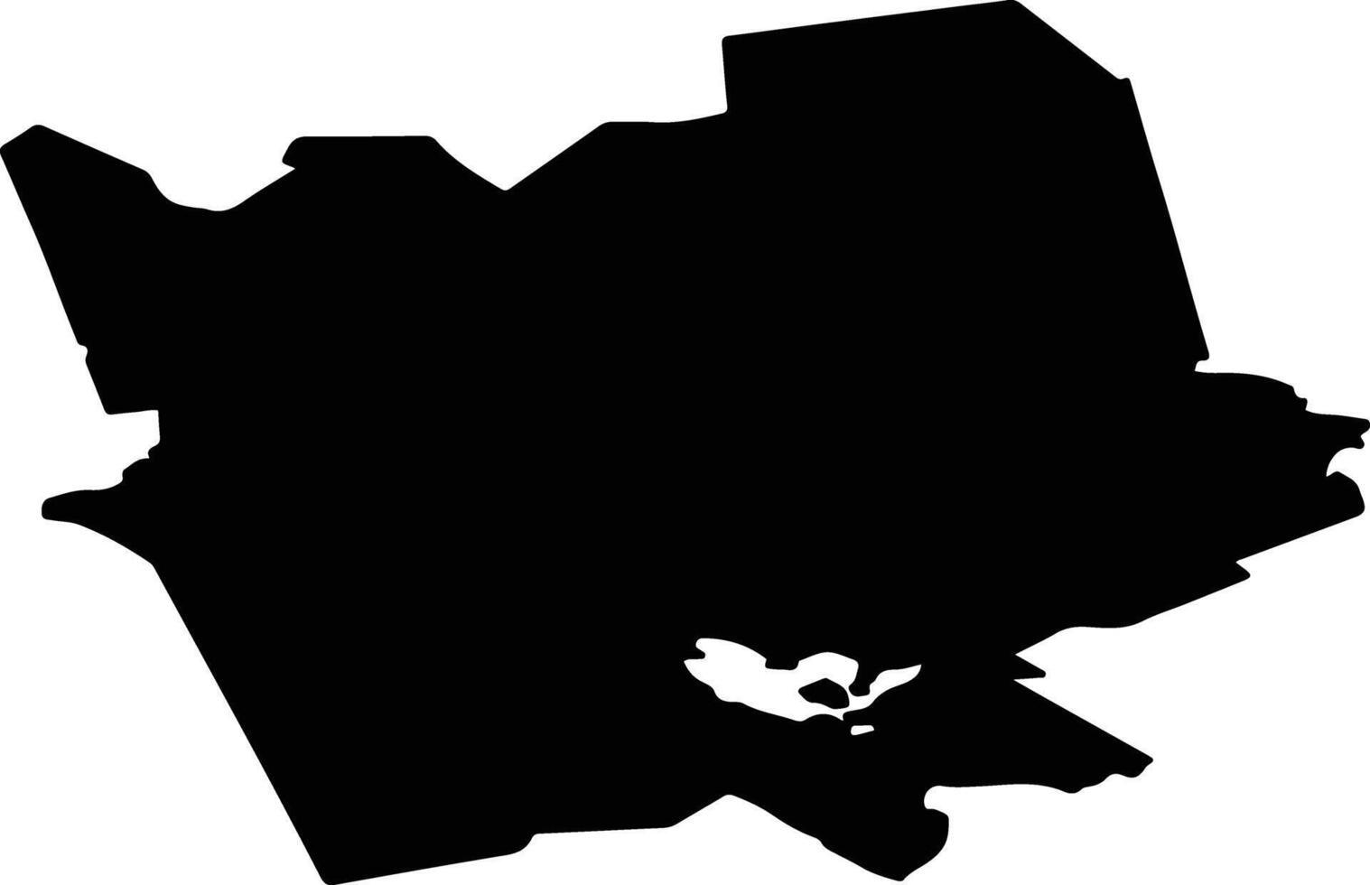 Staiceles pag Latvia silhouette map vector