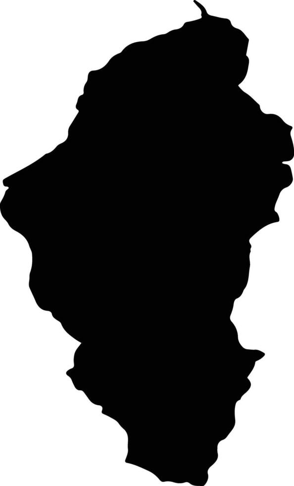 STANCENI Romania silhouette map vector