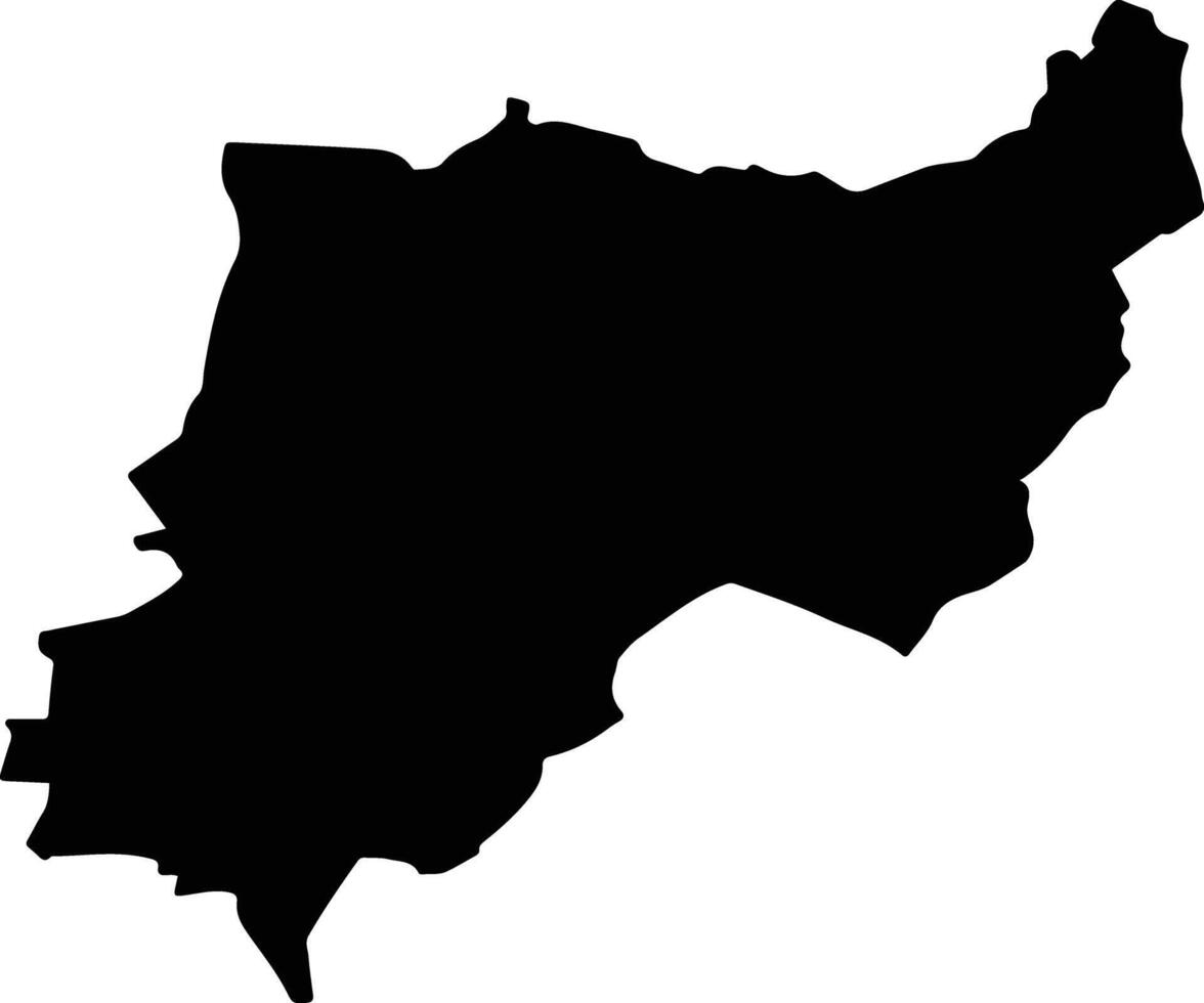 STALPENI Romania silhouette map vector