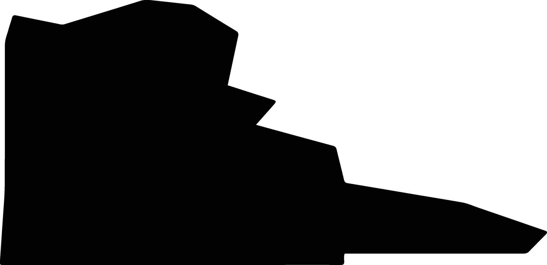 Stanley United States silhouette map vector