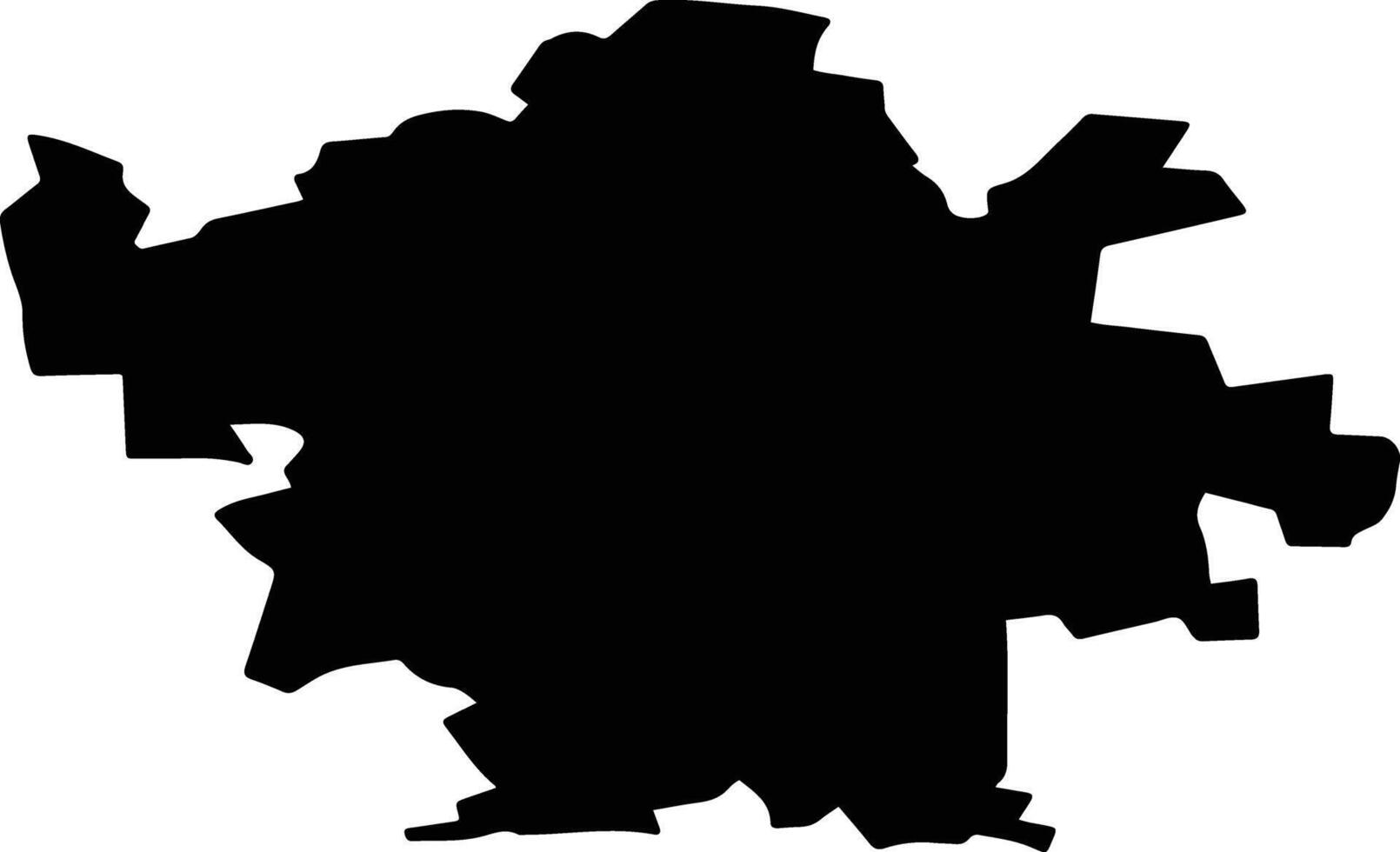 Staroyuryevsky District Russia silhouette map vector