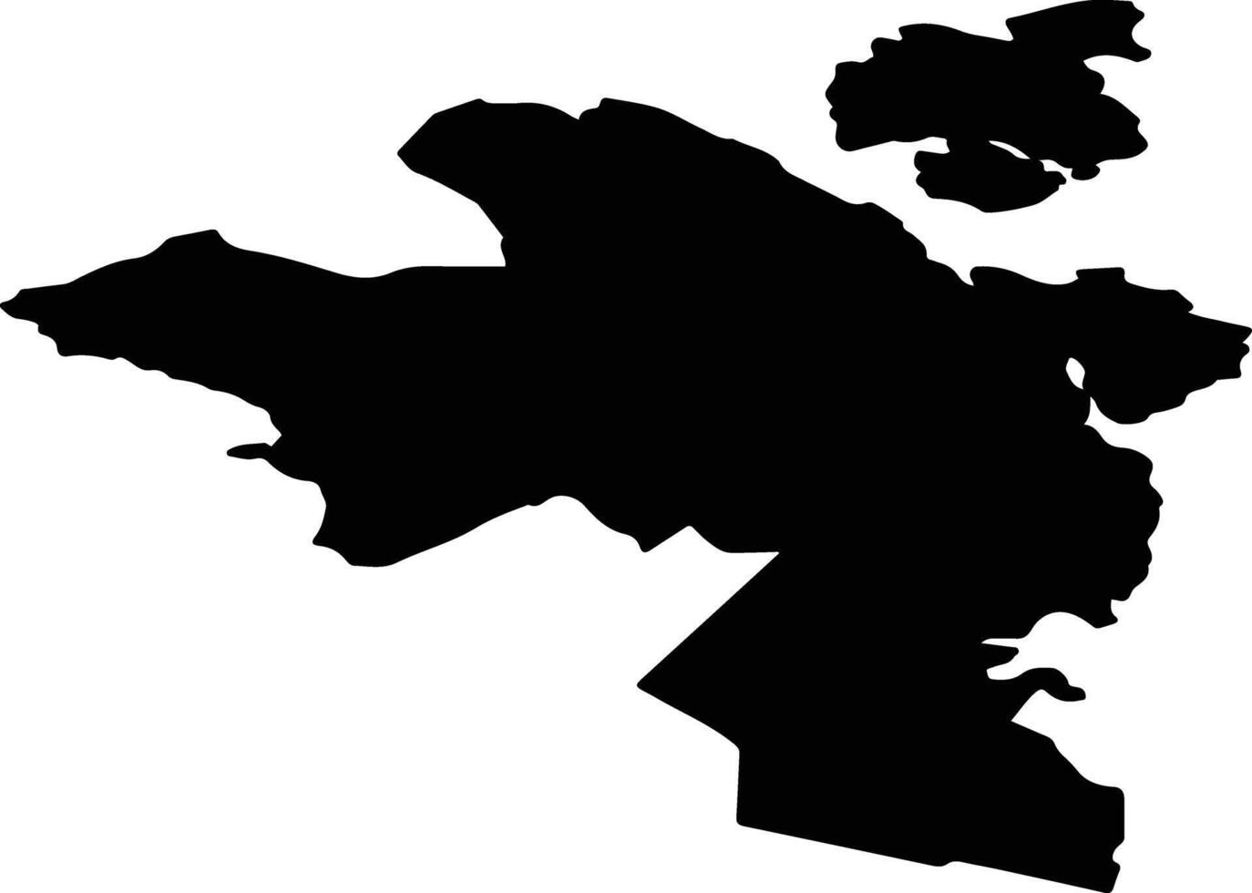 Stavanger nor Norway silhouette map vector