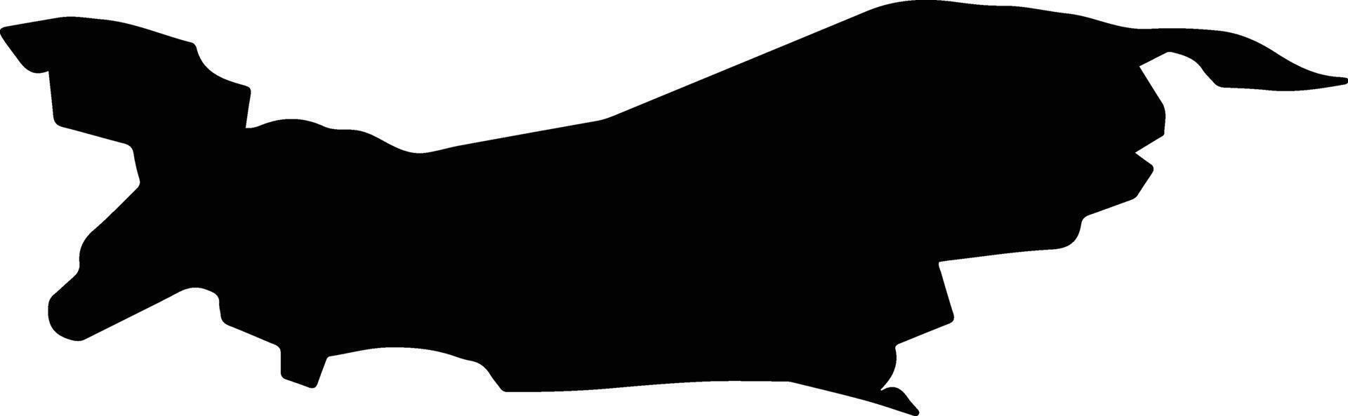 Steckborn Switzerland silhouette map vector