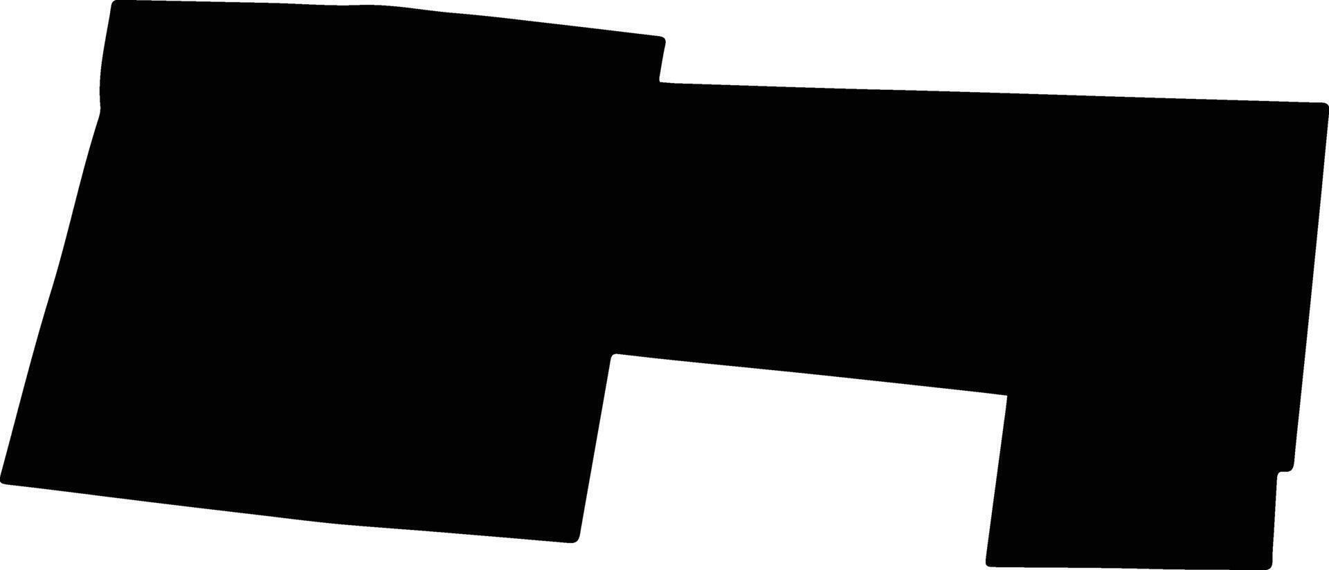 STEFAN VODA Romania silhouette map vector
