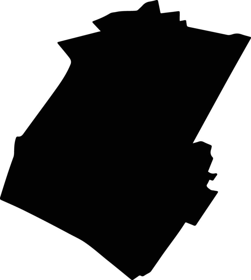 STEFANESTII DE JOS Romania silhouette map vector