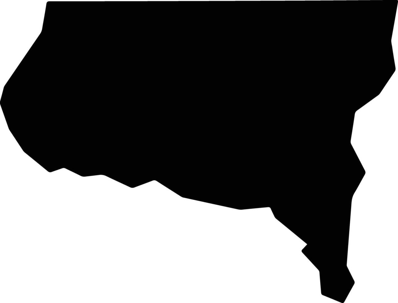 Steinhausen Namibia silhouette map vector