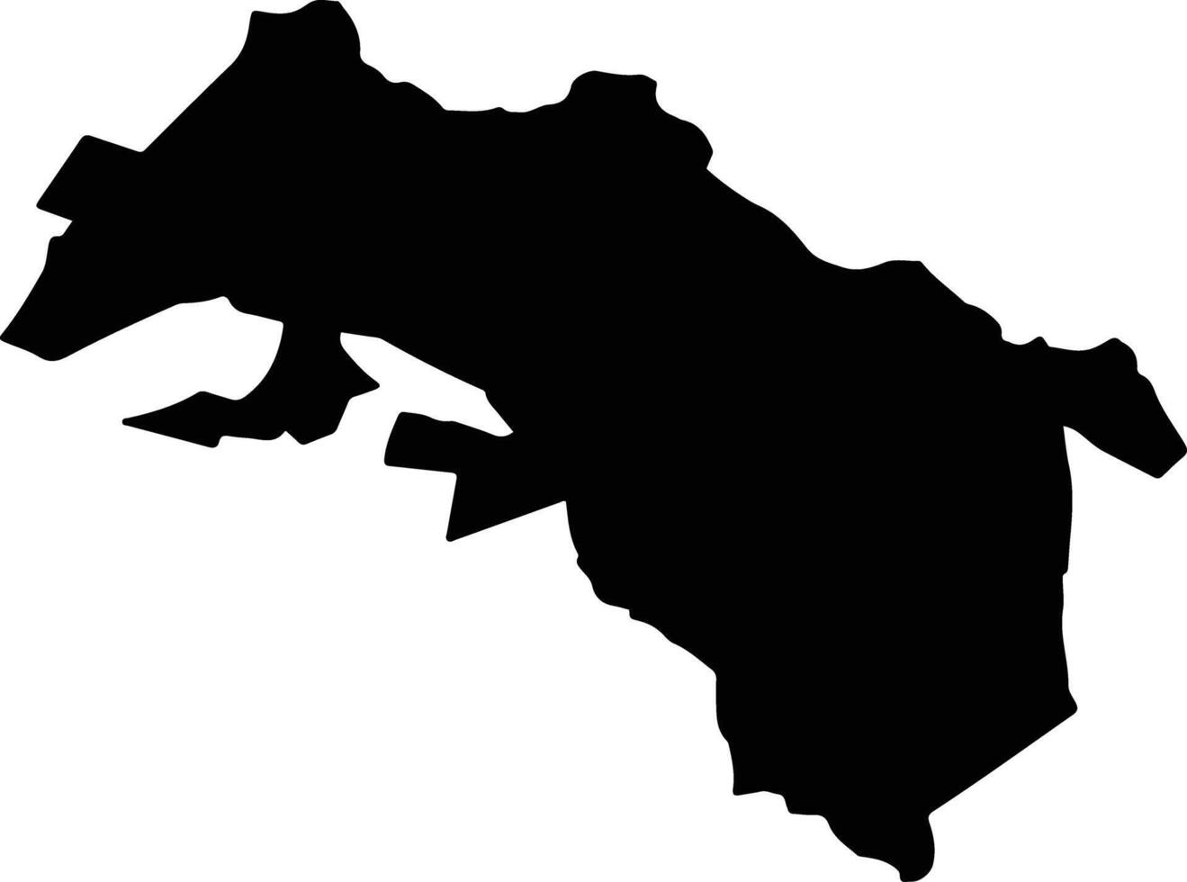 STEJARU Romania silhouette map vector