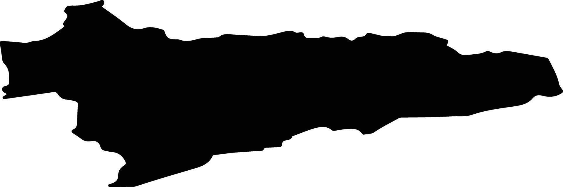 Stelpes pag Latvia silhouette map vector