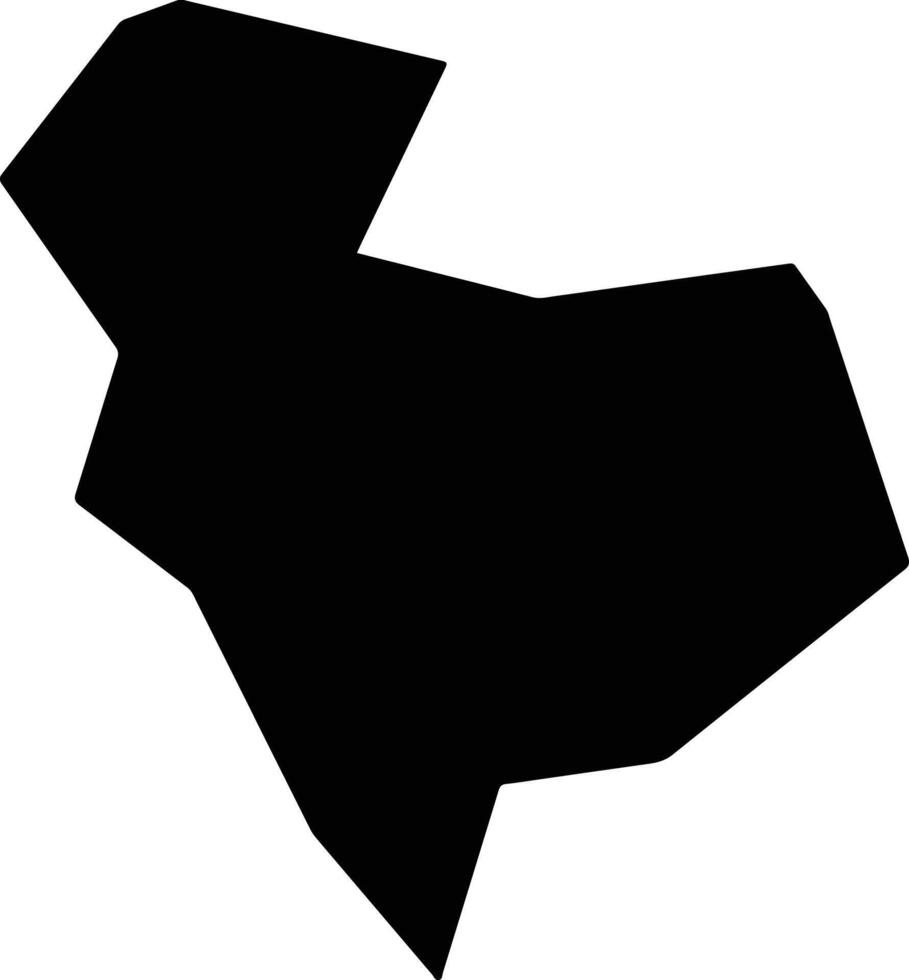 Steni Cyprus silhouette map vector