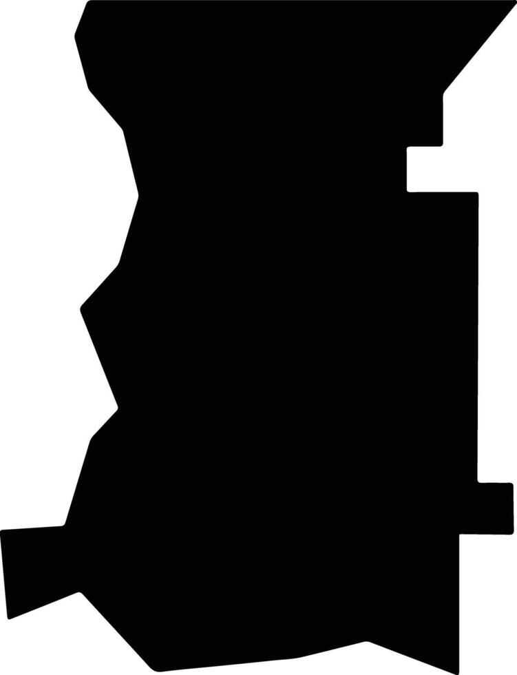 Stevens United States silhouette map vector