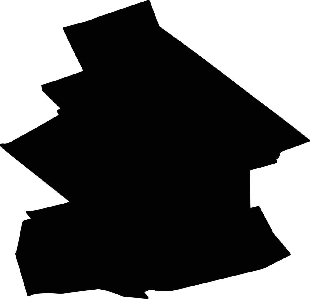 STOICANESTI Romania silhouette map vector