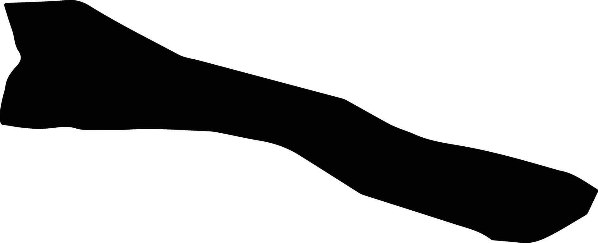 Storuman Sweden silhouette map vector