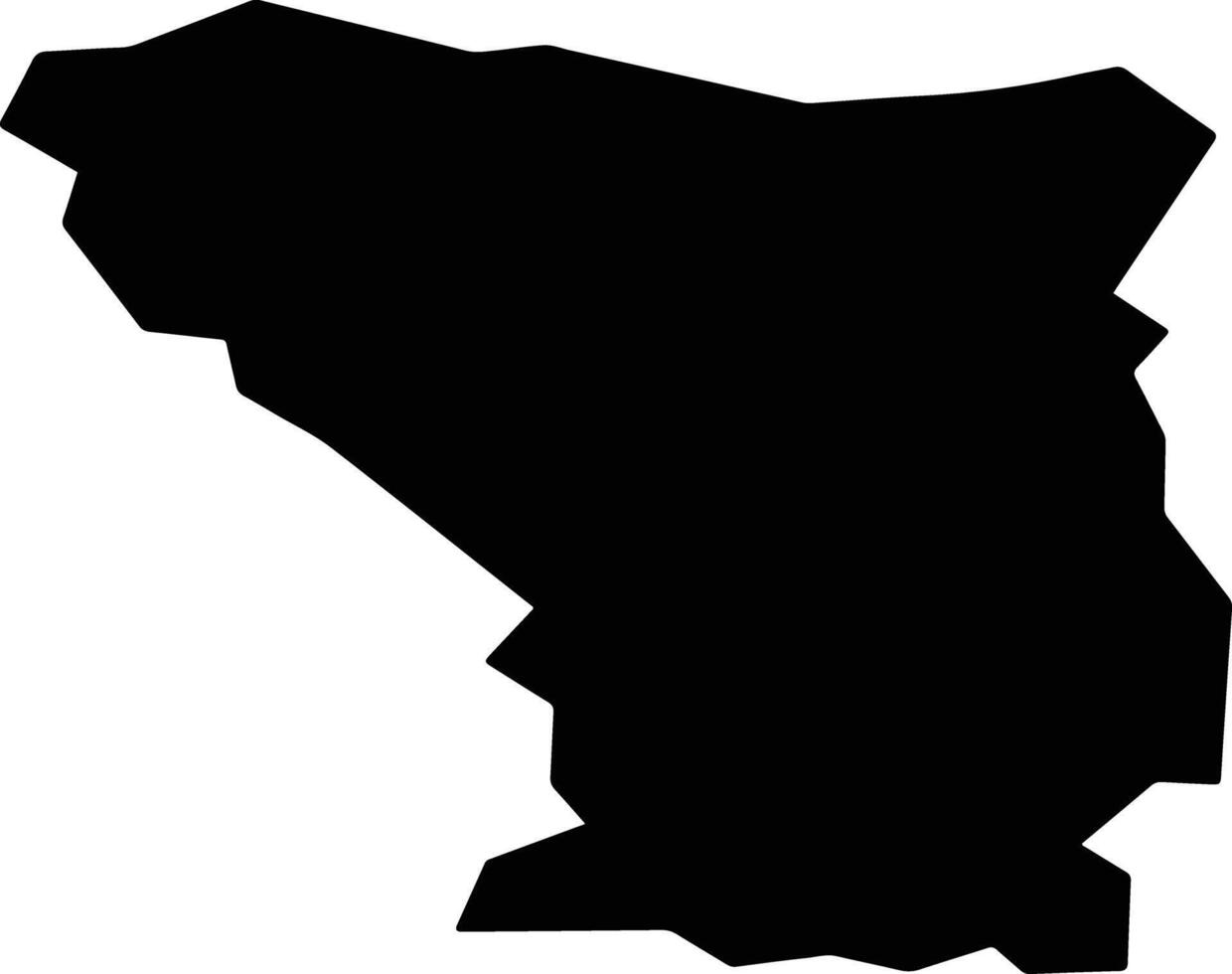 Stowbtsy Belarus silhouette map vector
