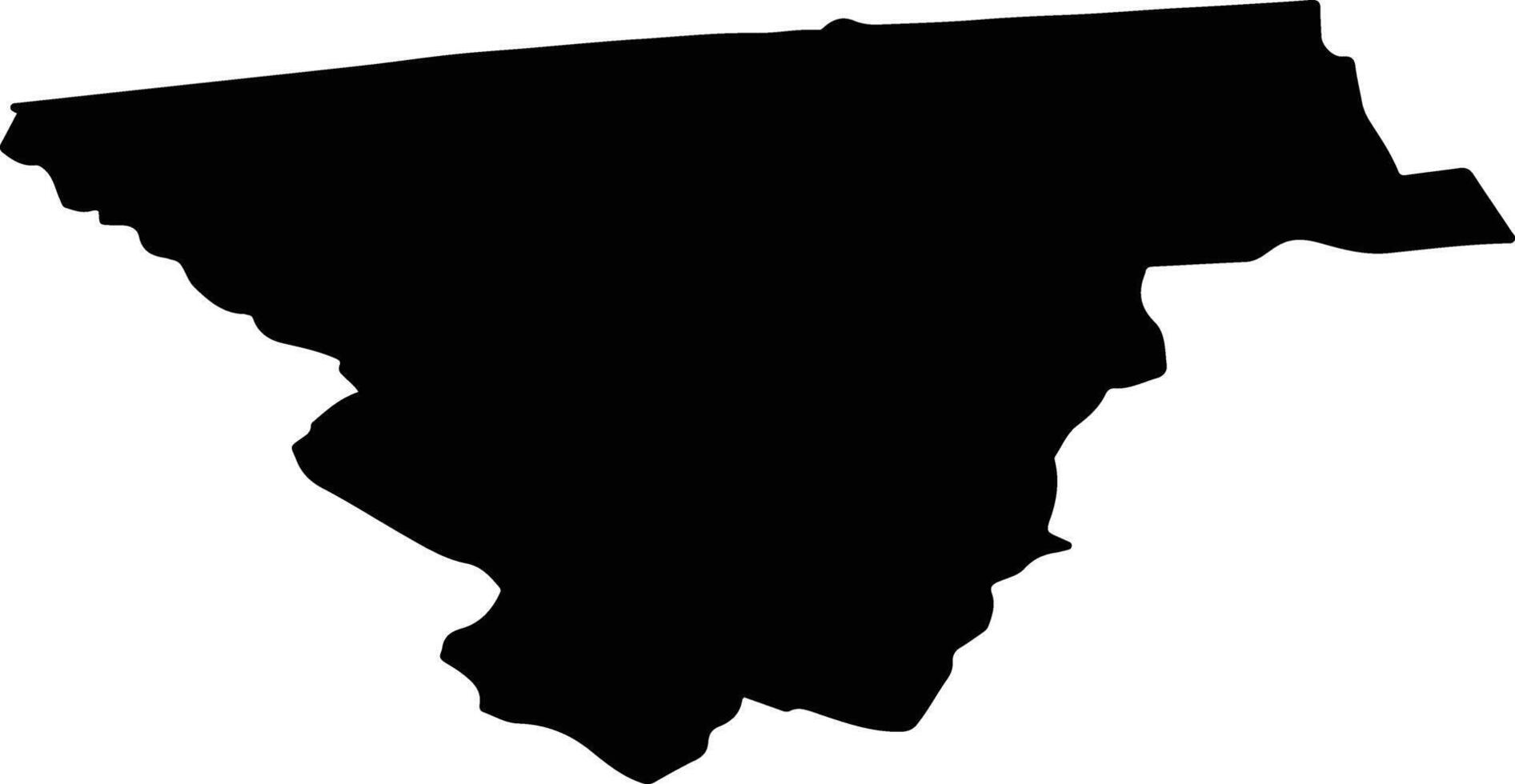 STRAJA Romania silhouette map vector