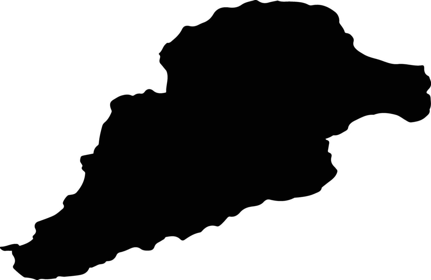 STRAMTURA Romania silhouette map vector