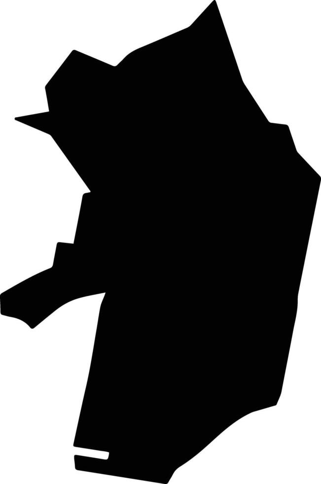Strathfield Australia silhouette map vector