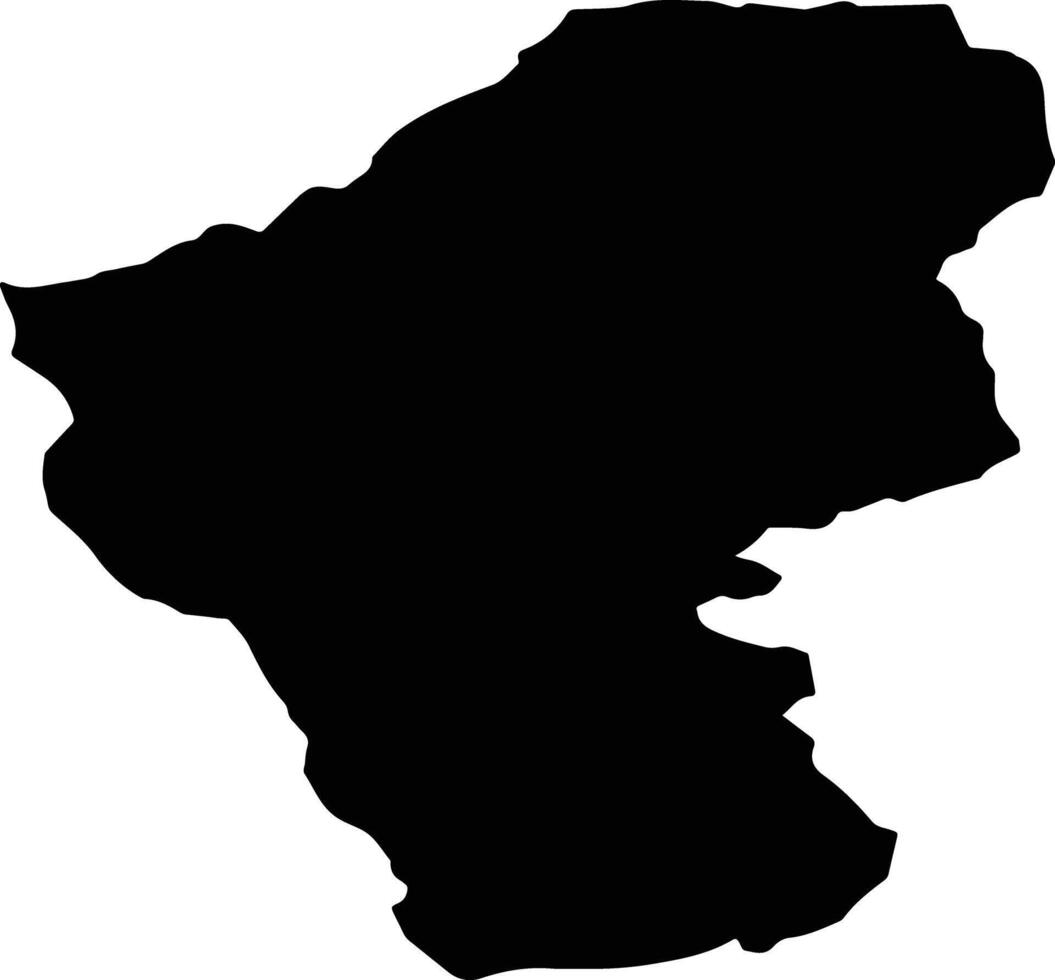 STROESTI Romania silhouette map vector
