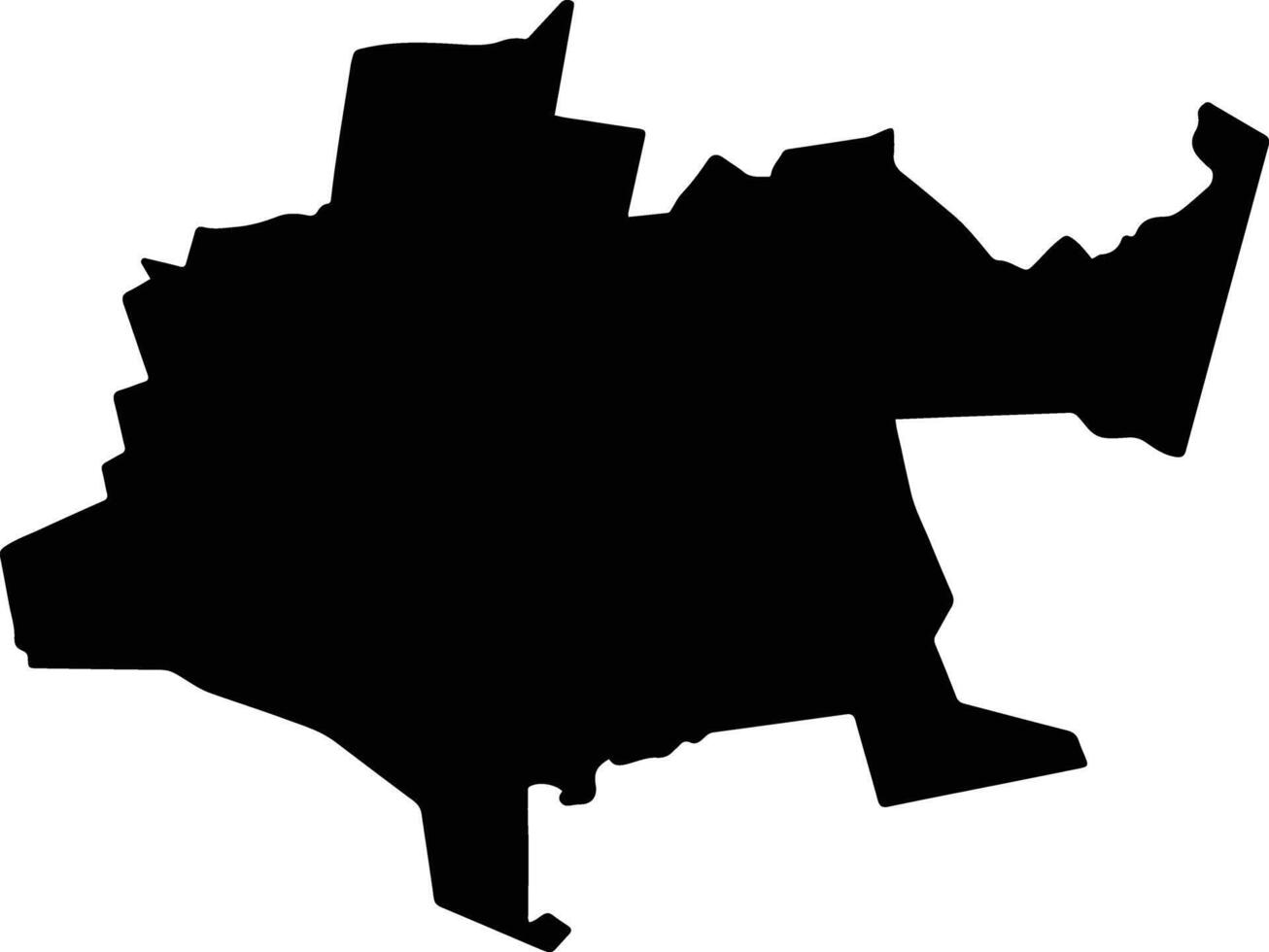Suaqui Grande Mexico silhouette map vector