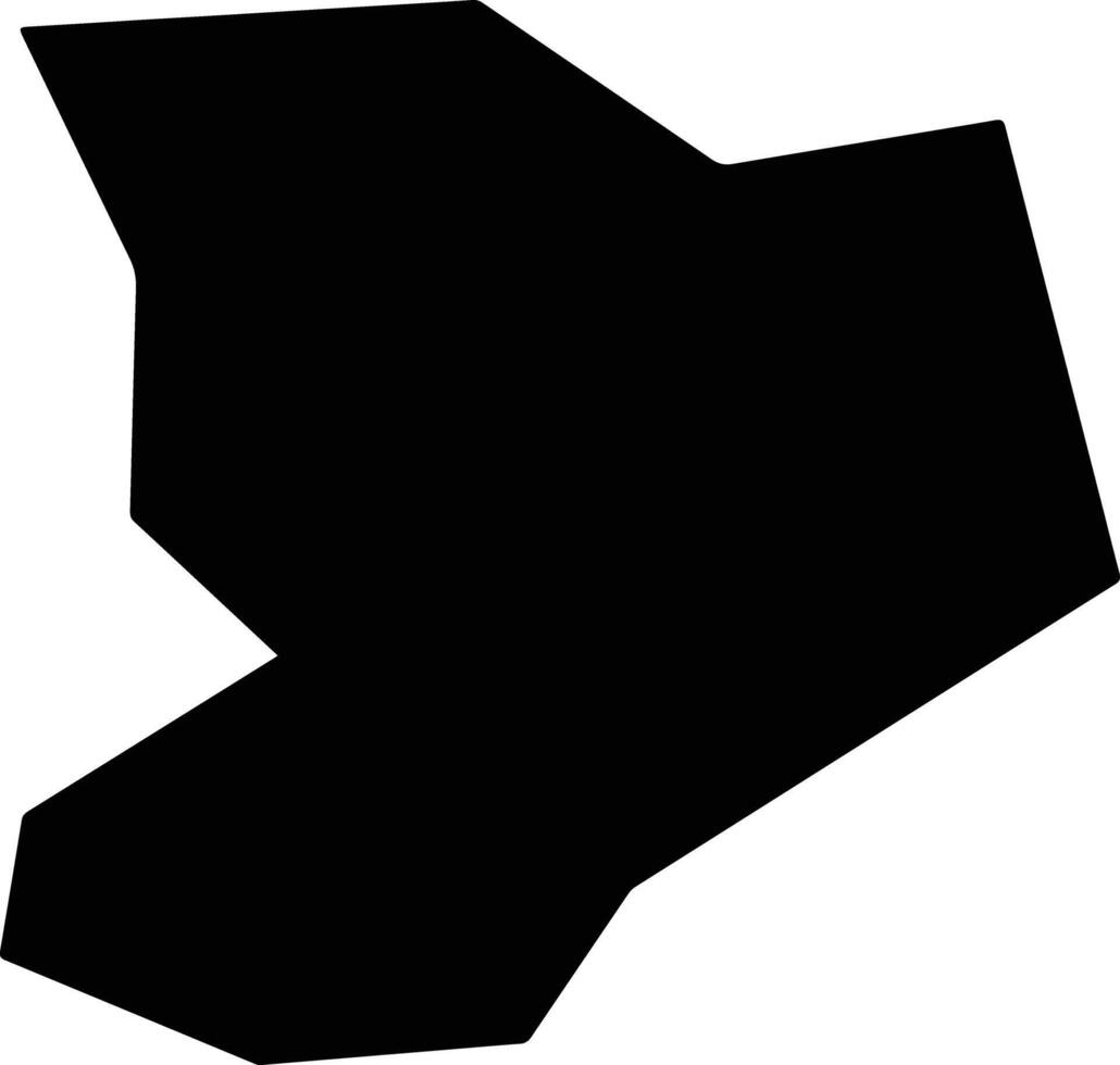 Suanliaoxian China silhouette map vector