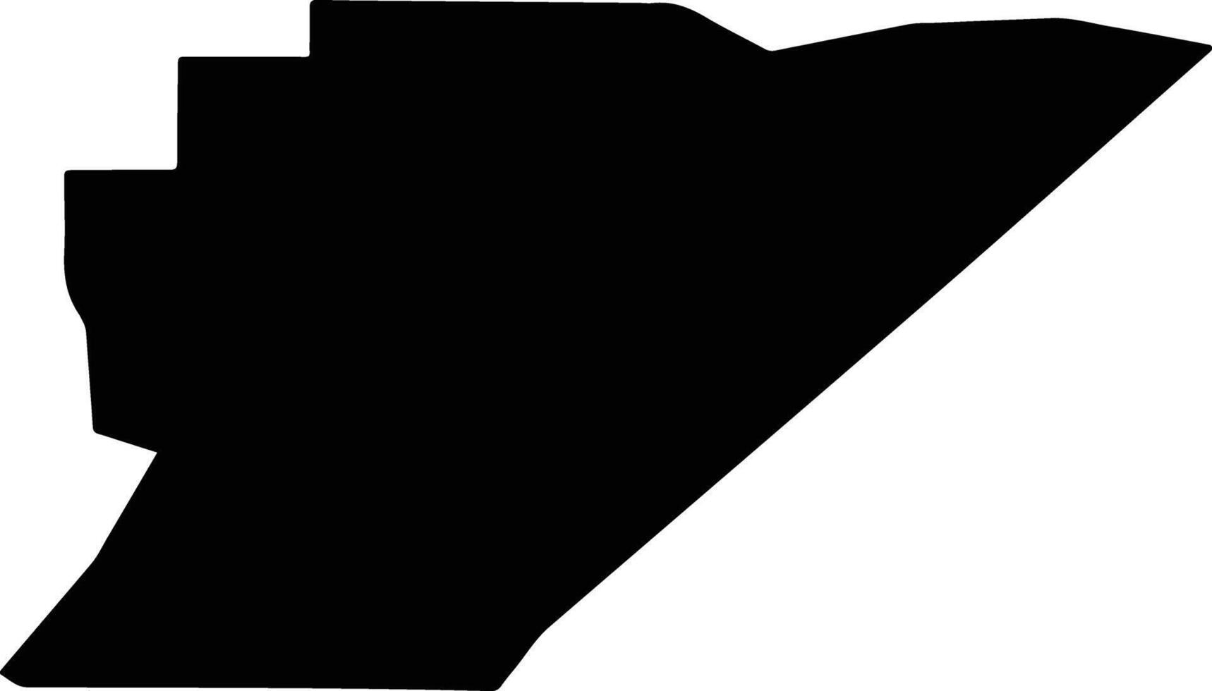 Subiaco Australia silhouette map vector