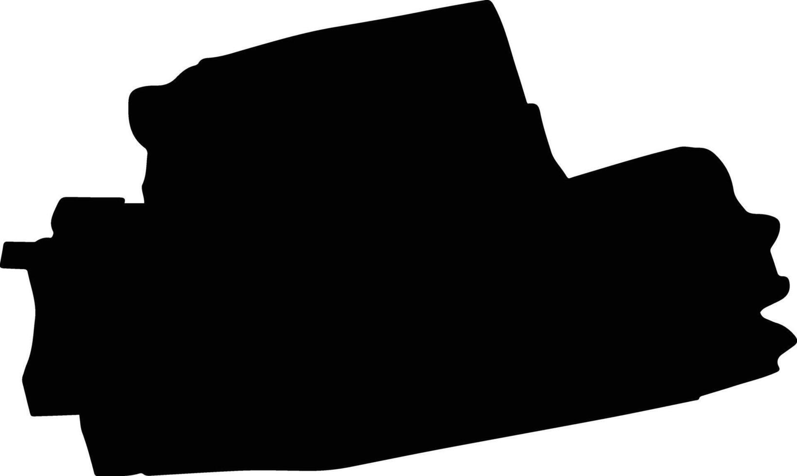 SUCEVENI Romania silhouette map vector