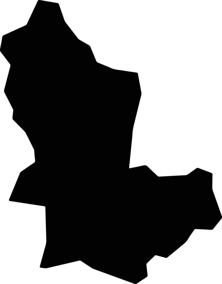 Sucupira Brazil silhouette map vector