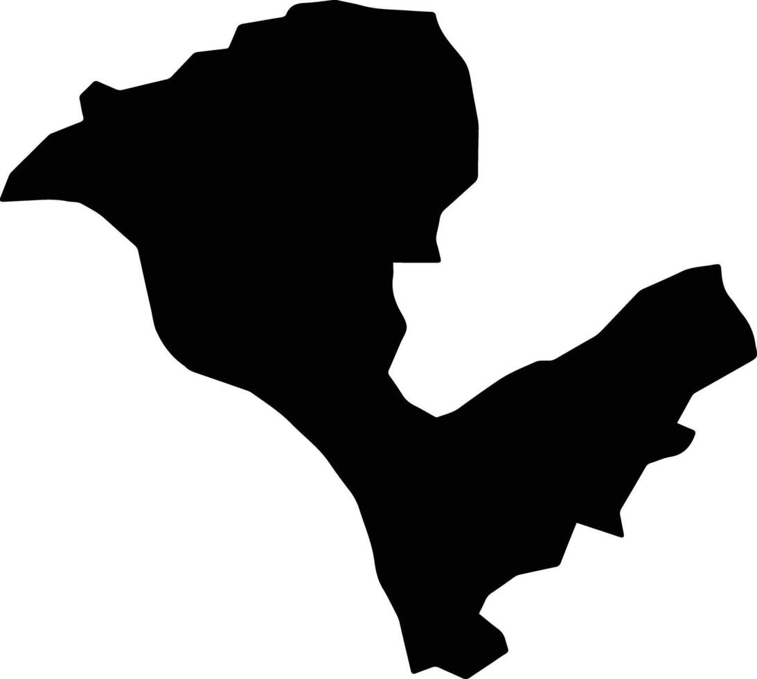 Suhag Egypt silhouette map vector