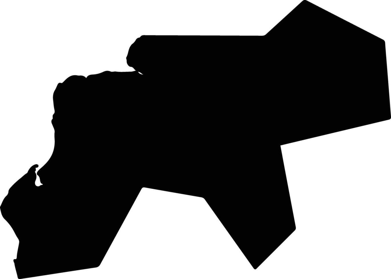 Suixixian China silhouette map vector