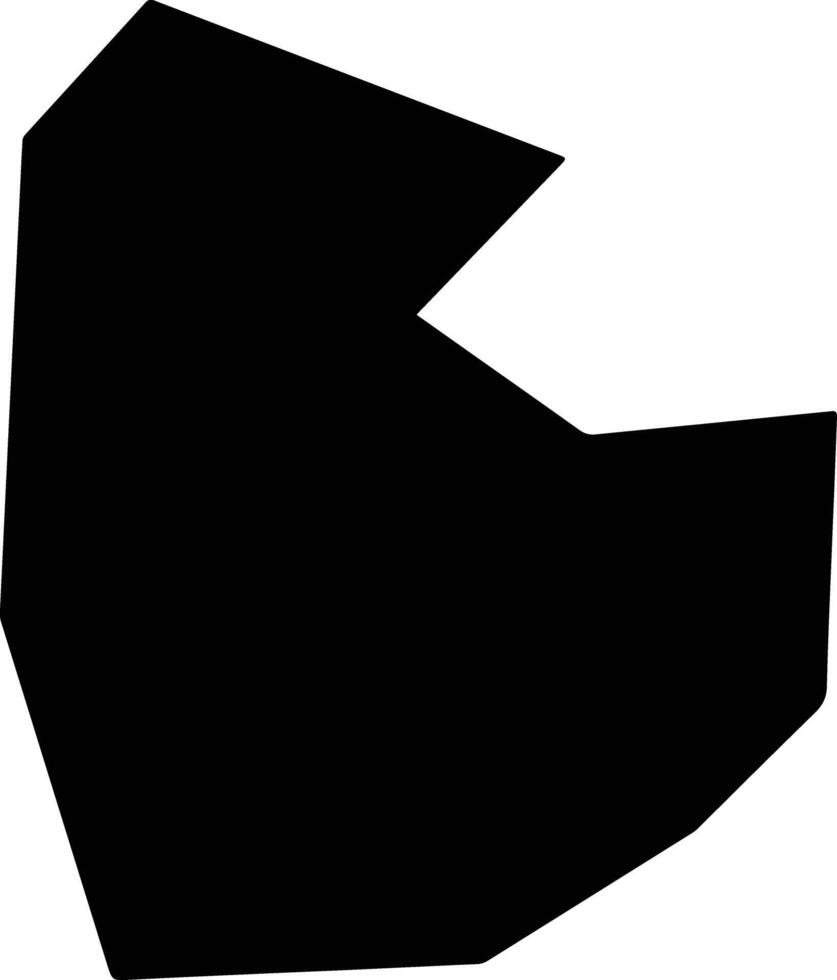 Suiyangxian China silhouette map vector