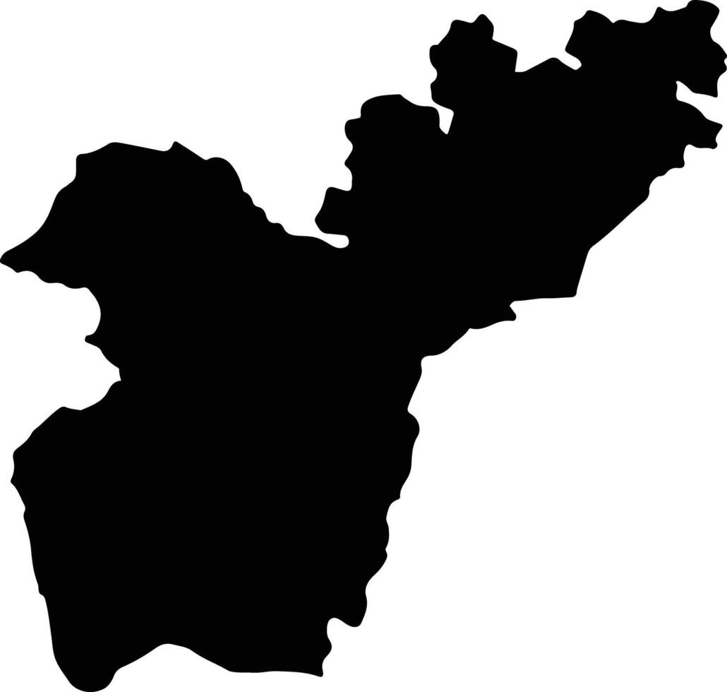 Sukma India silhouette map vector