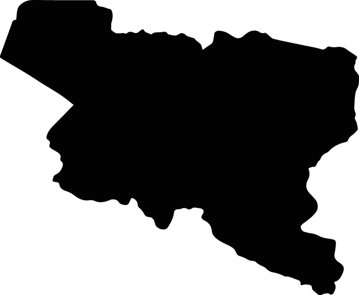 Sulaco Honduras silhouette map vector
