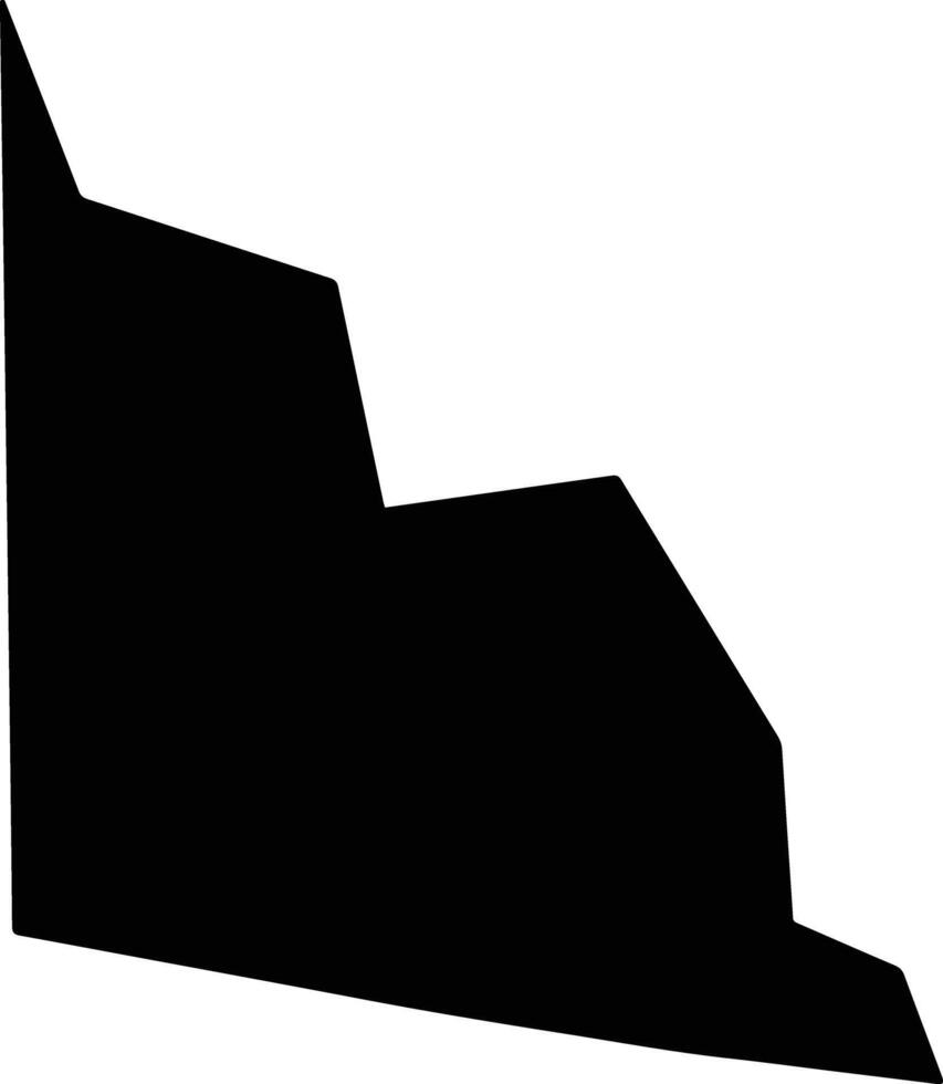 Sulina Brazil silhouette map vector