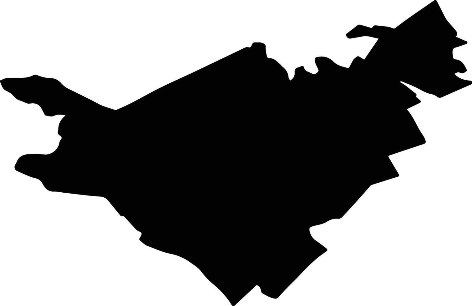 SULITA Romania silhouette map vector