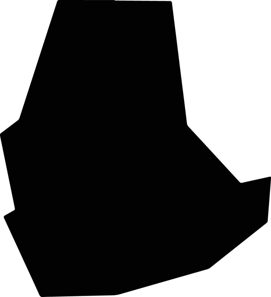 Sultanbeyli Turkey silhouette map vector