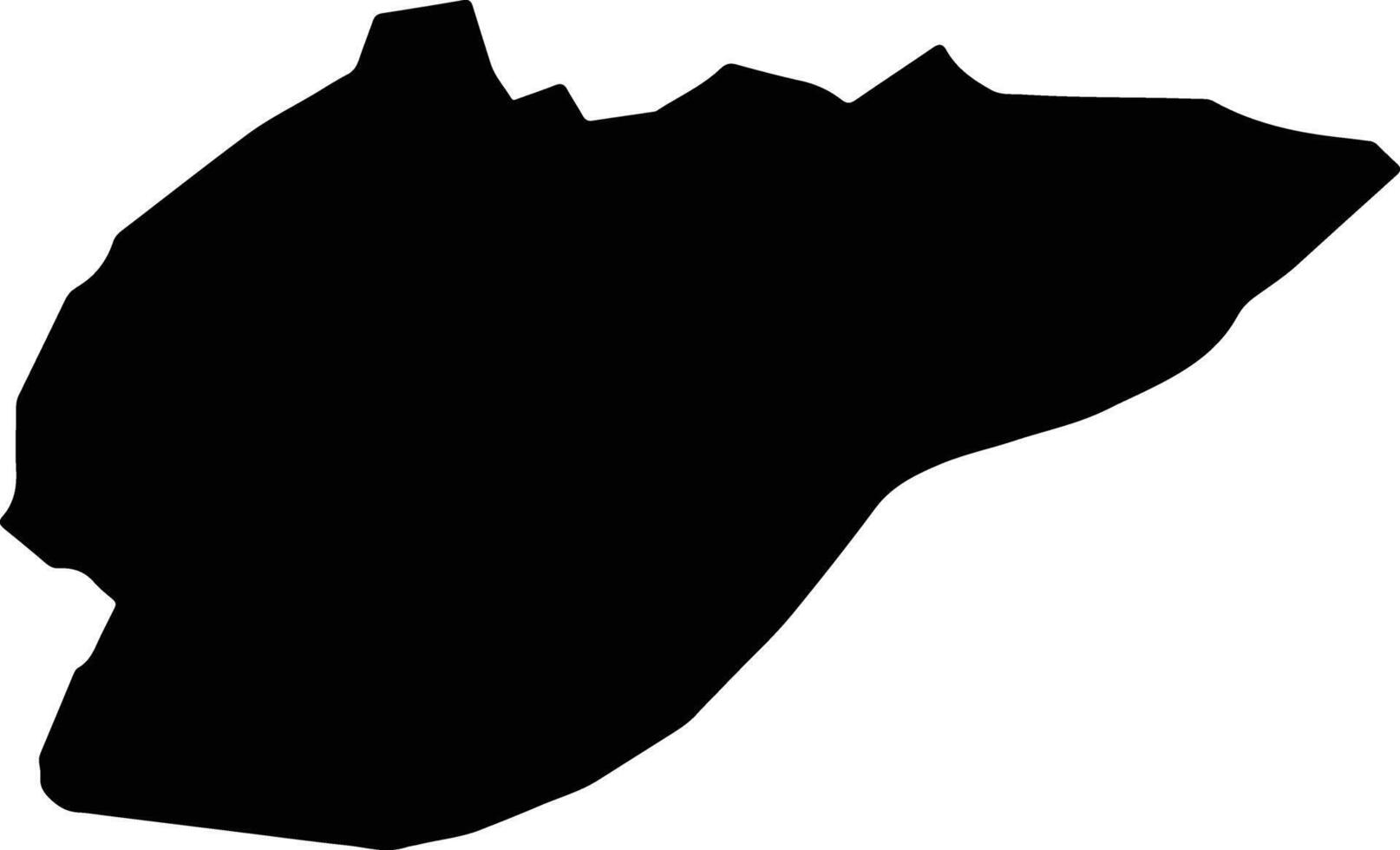 Suluova Turkey silhouette map vector