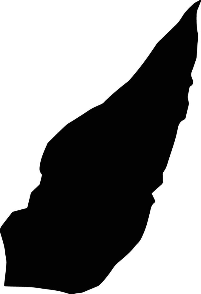 Sumbas Turkey silhouette map vector