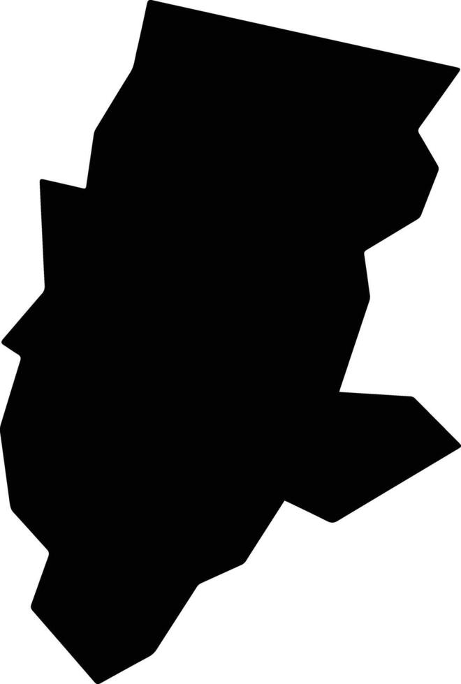 Sumidouro Brazil silhouette map vector