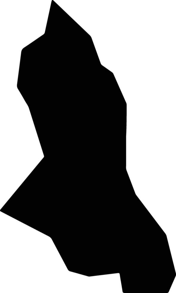 Sumpango Guatemala silhouette map vector