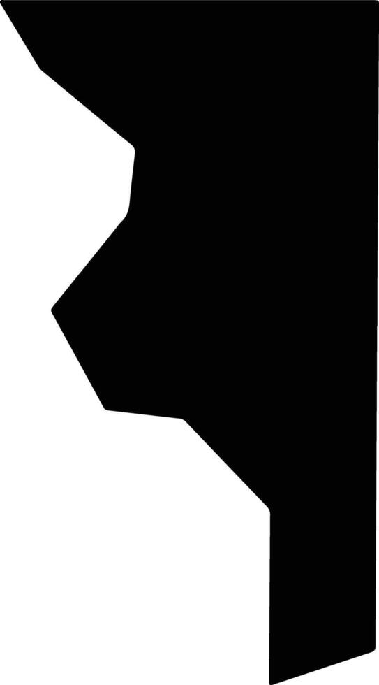 Sumter United States silhouette map vector