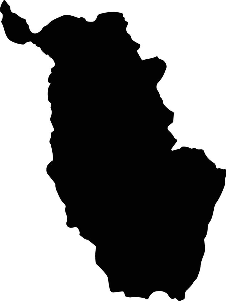 Supia Colombia silhouette map vector