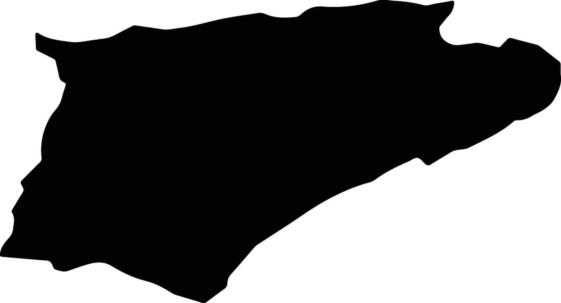 SURANI Romania silhouette map vector