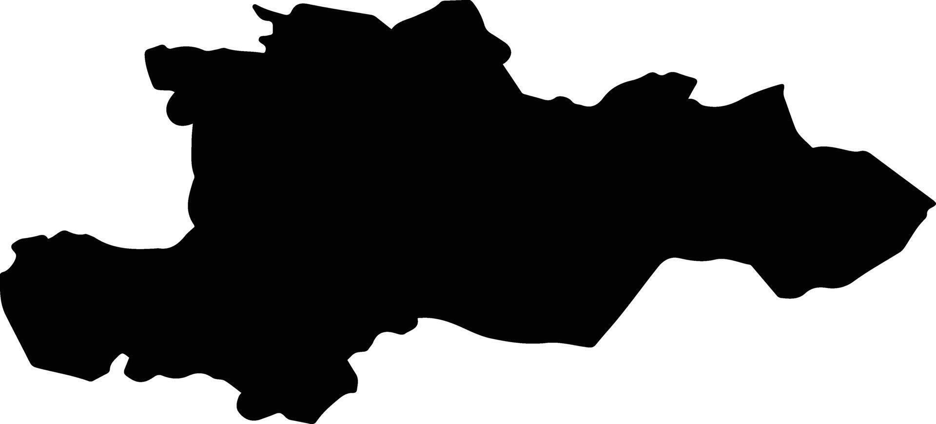Suremberk Slovenia silhouette map vector